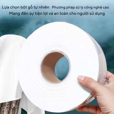 Giấy Vệ Sinh Cuộn Lớn 500g 2 Lớp 5