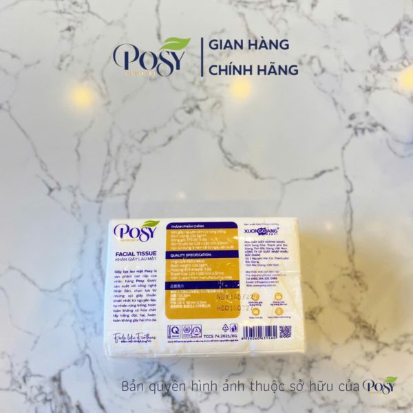 Giấy lụa gói Posy 375 tờ 3 lớp 5