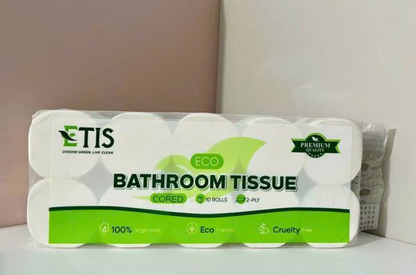 Giấy vệ sinh Etis - E500 10 cuộn không lõi 2 lớp 5