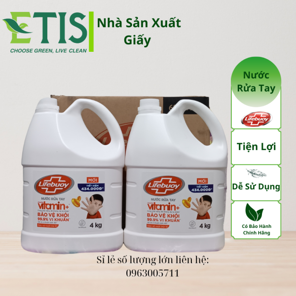 Nước rửa tay Lifebuoy 4