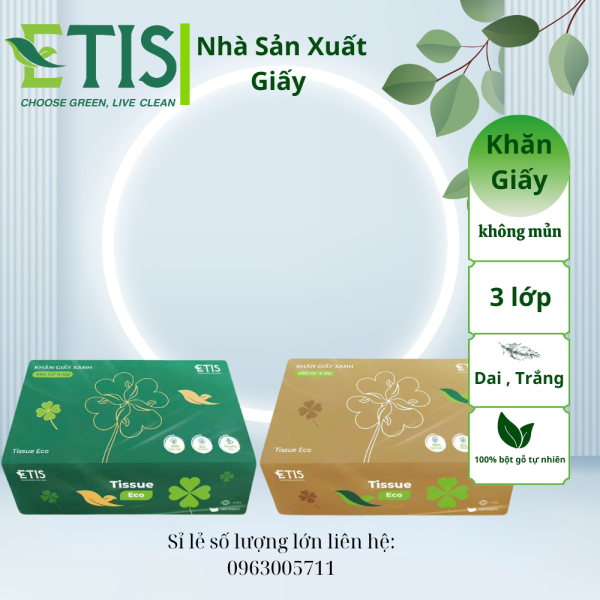 Giấy rút lụa ETIS 300 tờ 3 lớp 4