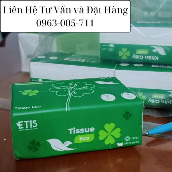 Giấy rút lụa ETIS 300 tờ 3 lớp 5